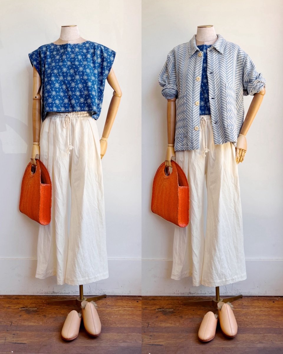 Blue Bates Coverlet Utility Jacket - Made X Hudson