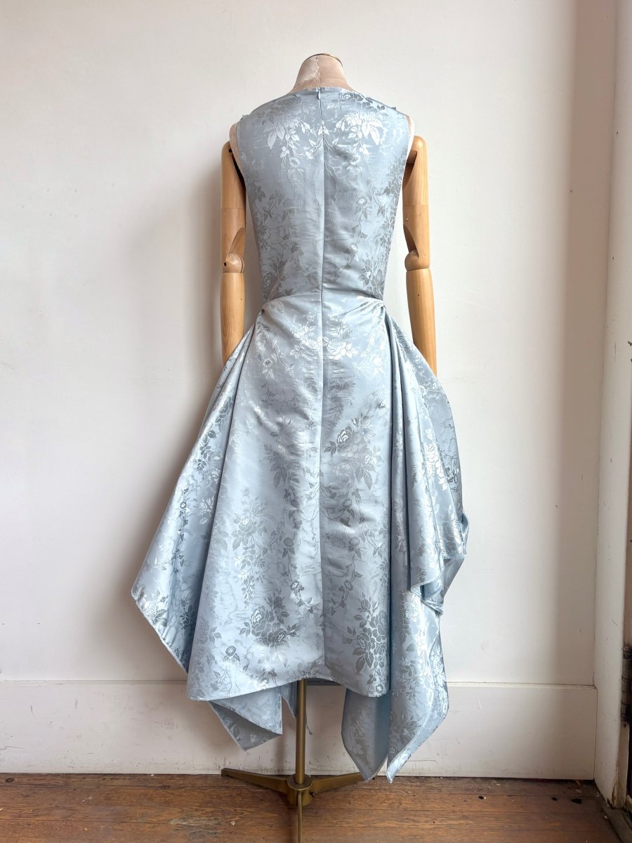 Zero - Waste Icy Blue Rose Jacquard - Made X Hudson