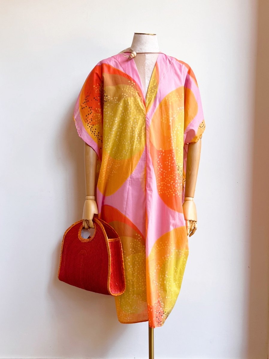 Mango Print Kaftan - Made X Hudson