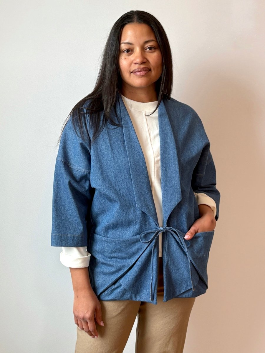 Light Wash Denim Chore Jacket - Made X Hudson