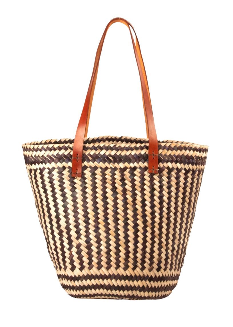 Palmetto Black & Natural w/ Leather Strap - Made X Hudson