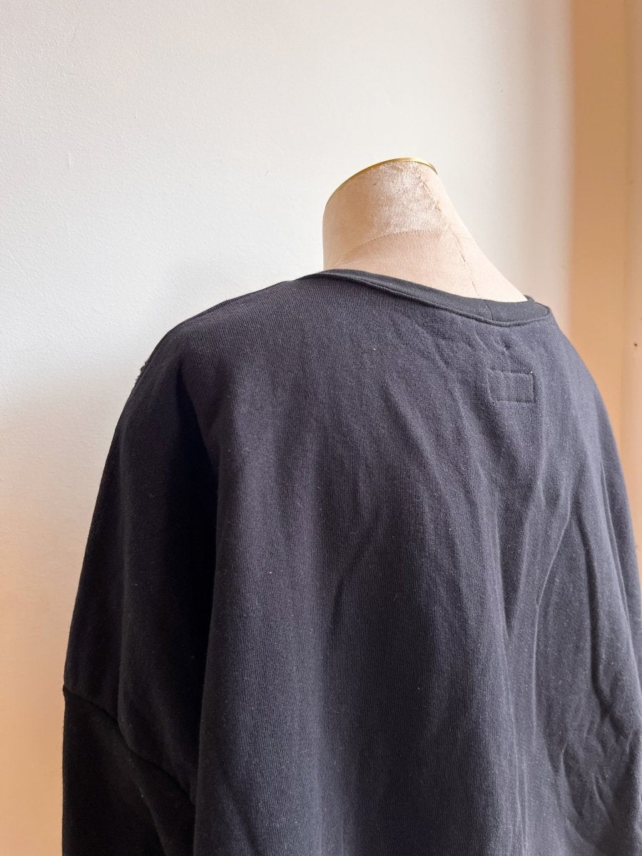 Handwoven Geometric Beat Black Pullover - Made X Hudson