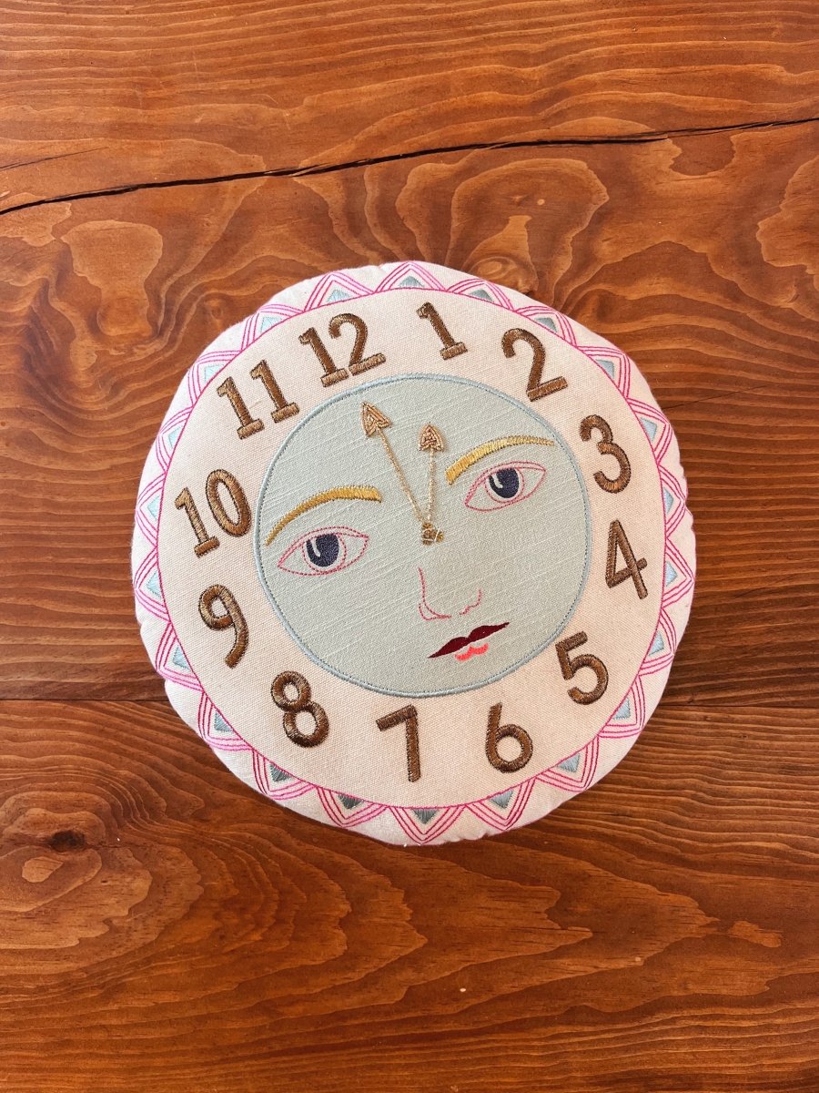 Clock Face Pillow - Made X Hudson