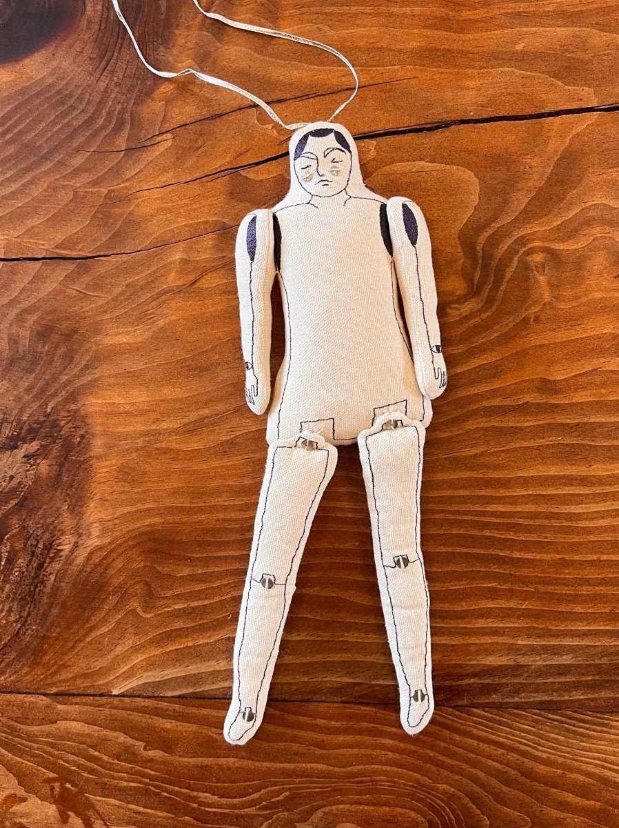 Embroidered Cotton Hanging Dolls - Made X Hudson