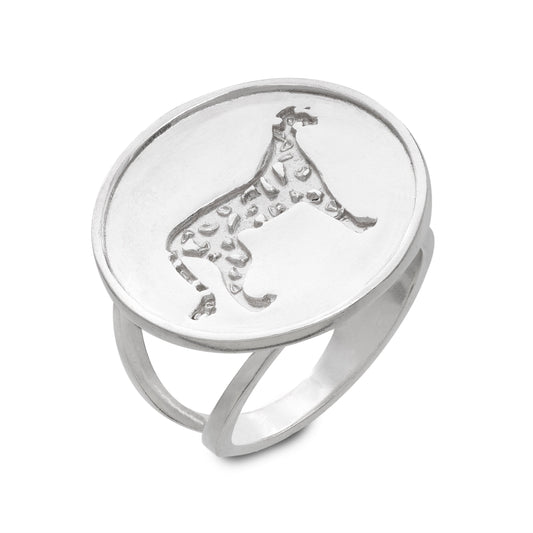 Jaguar Stamp Coin Ring