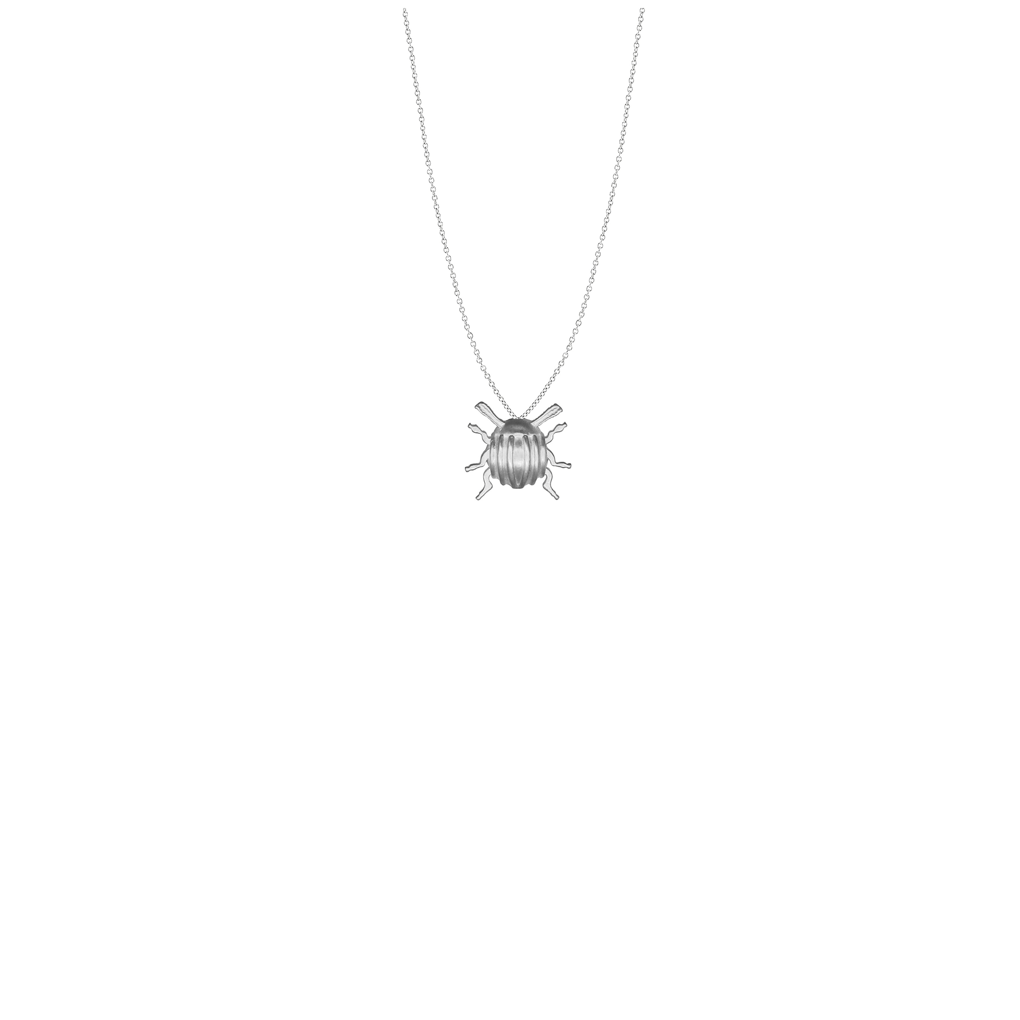 Tiny Beetle Silver Chain Chains d'Franciscojewelry 18" Silver Wheat Chain 