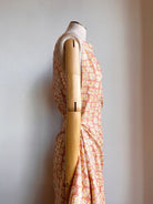 Zero - Waste Dress in Peach and Gold Dot Abstract Tile - Made X Hudson