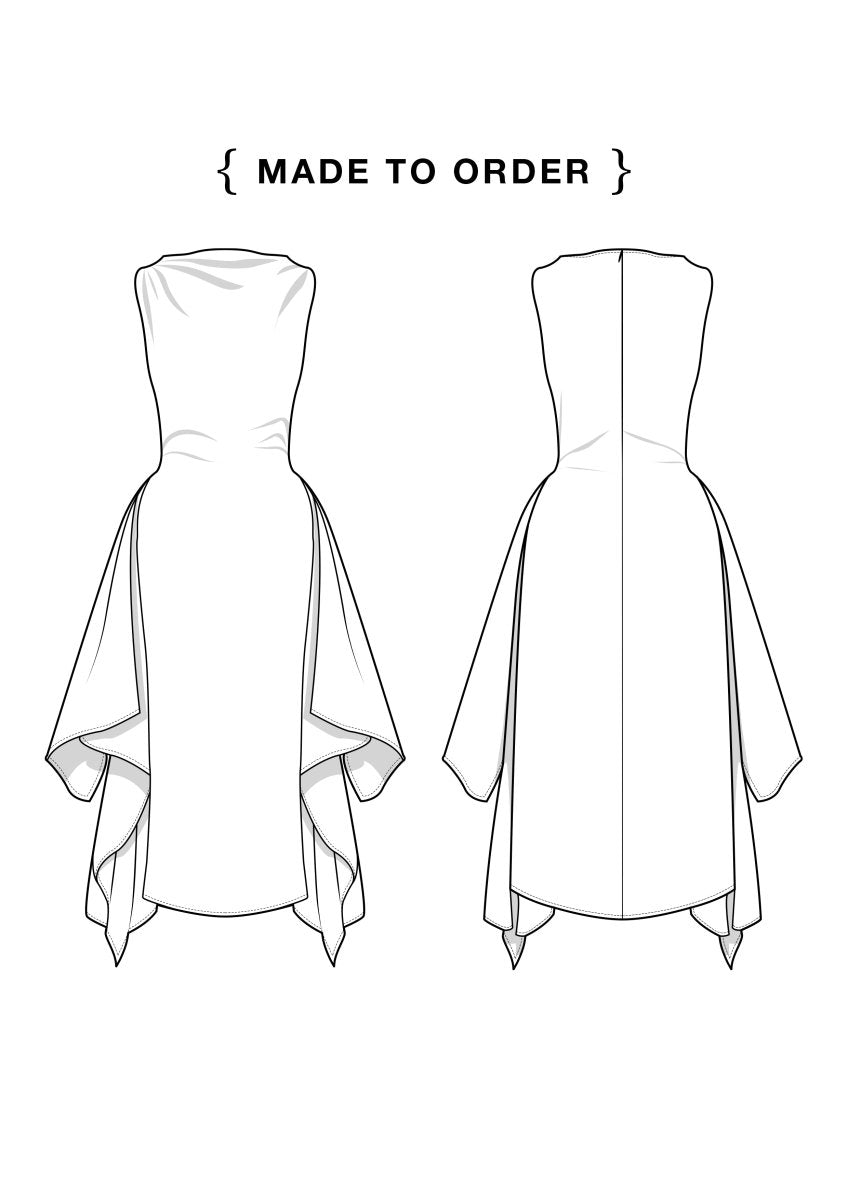 MXH Zero - Waste Dress, Made to Order (DEPOSIT) - Made X Hudson