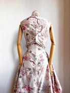 Zero - Waste Dress in Soft Haze Pheasant and Floral - Made X Hudson