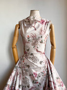 Zero - Waste Dress in Soft Haze Pheasant and Floral - Made X Hudson