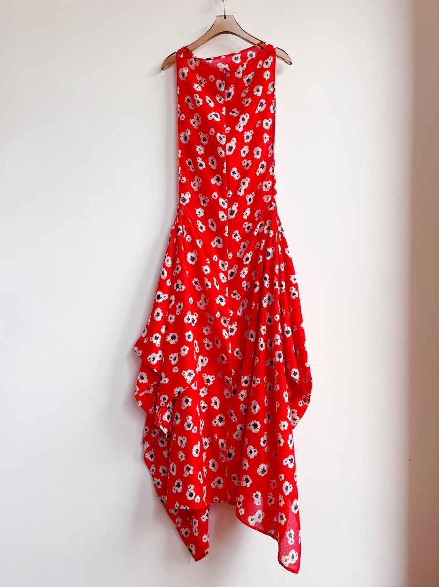 Zero - Waste Scarlet Falling Blossom Dress - Made X Hudson