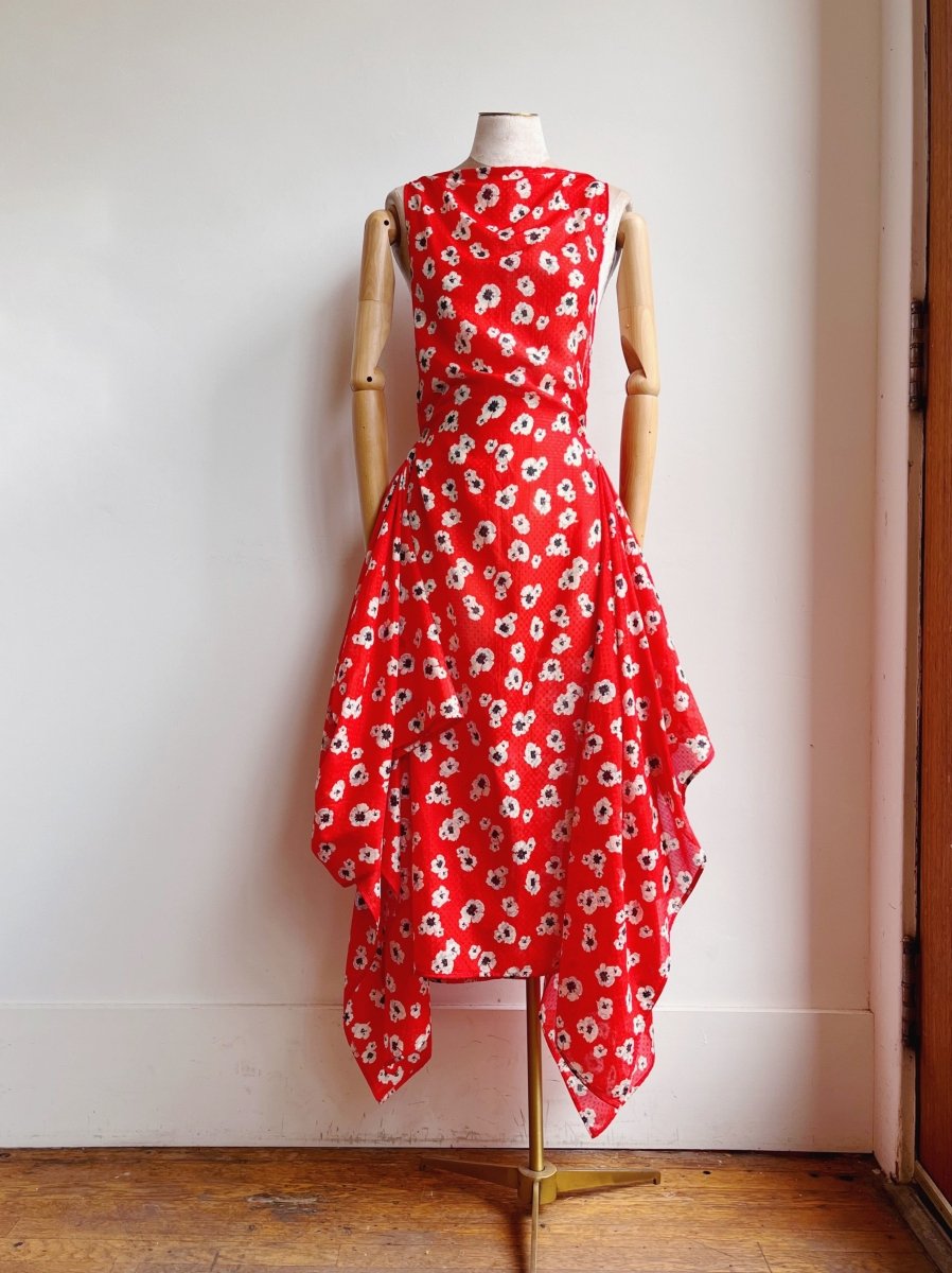 Zero - Waste Scarlet Falling Blossom Dress - Made X Hudson