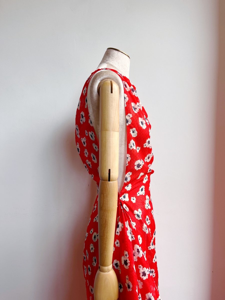 Zero - Waste Scarlet Falling Blossom Dress - Made X Hudson