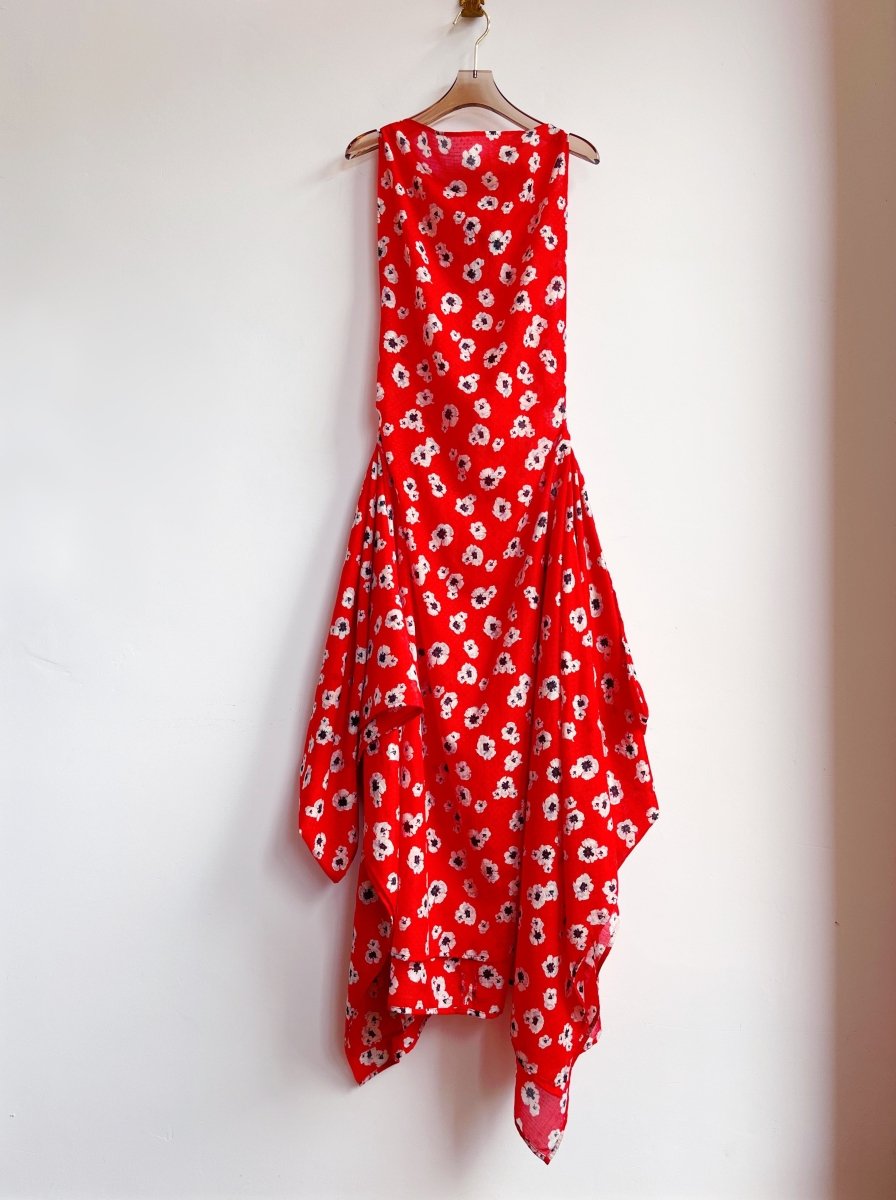 Zero - Waste Scarlet Falling Blossom Dress - Made X Hudson
