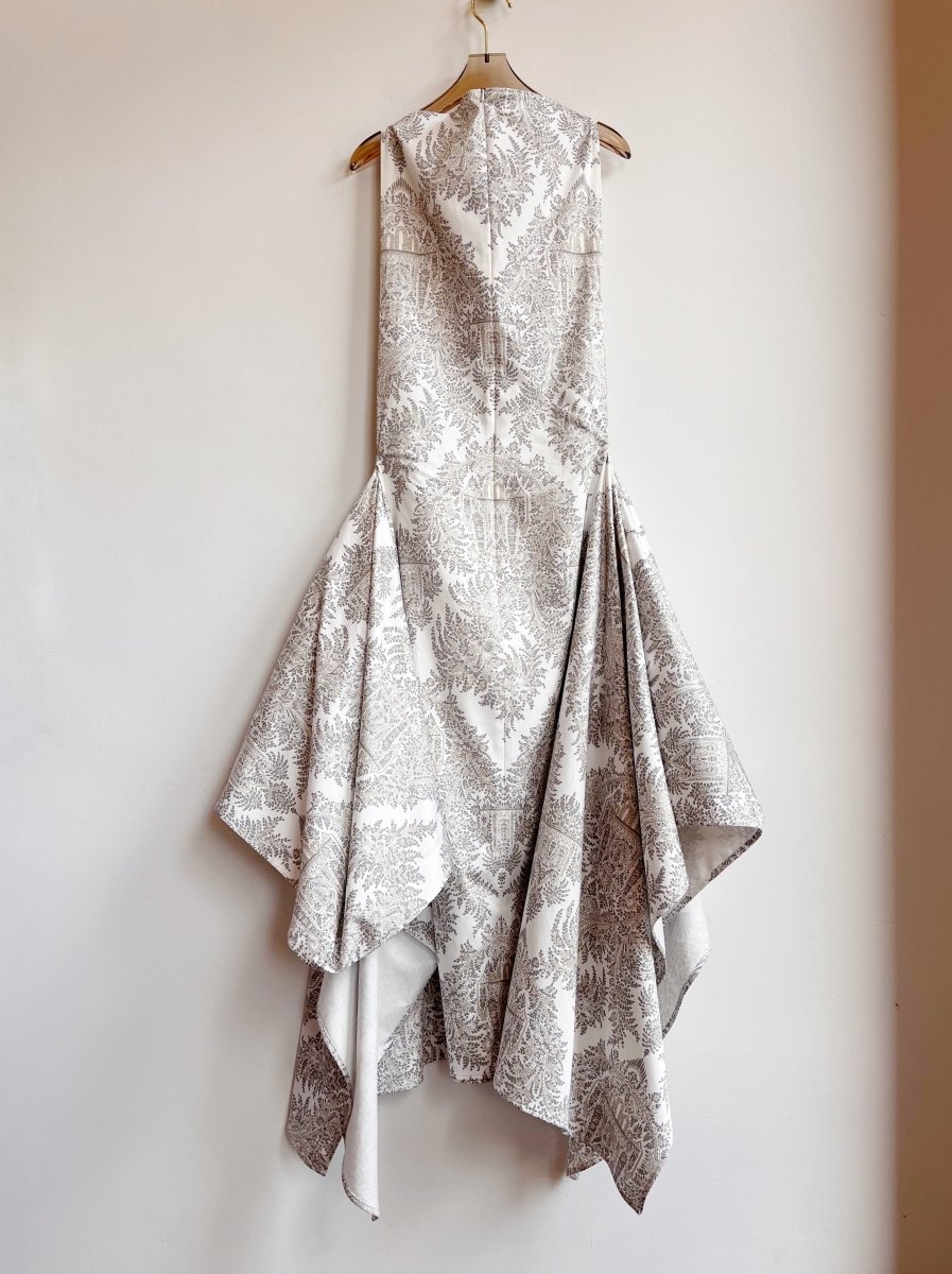 Zero - Waste Dress in Tropical Palace Print - Made X Hudson