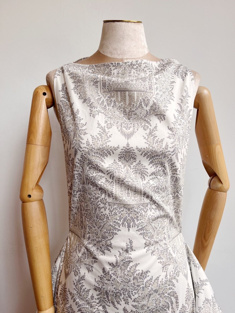 Zero - Waste Dress in Tropical Palace Print - Made X Hudson