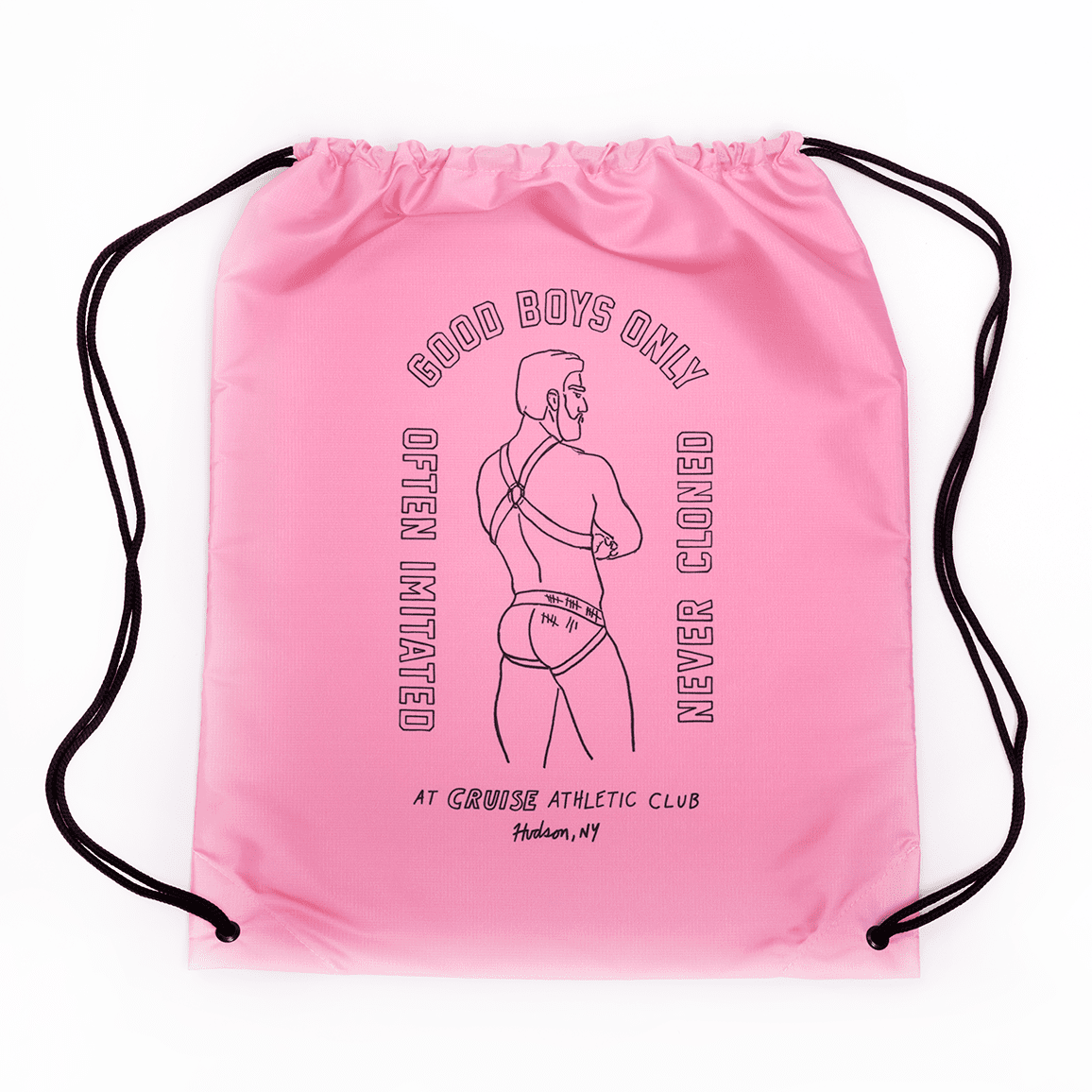 Good Boys Only Drawstring Gym Bag | Cruise Collection - Made X Hudson