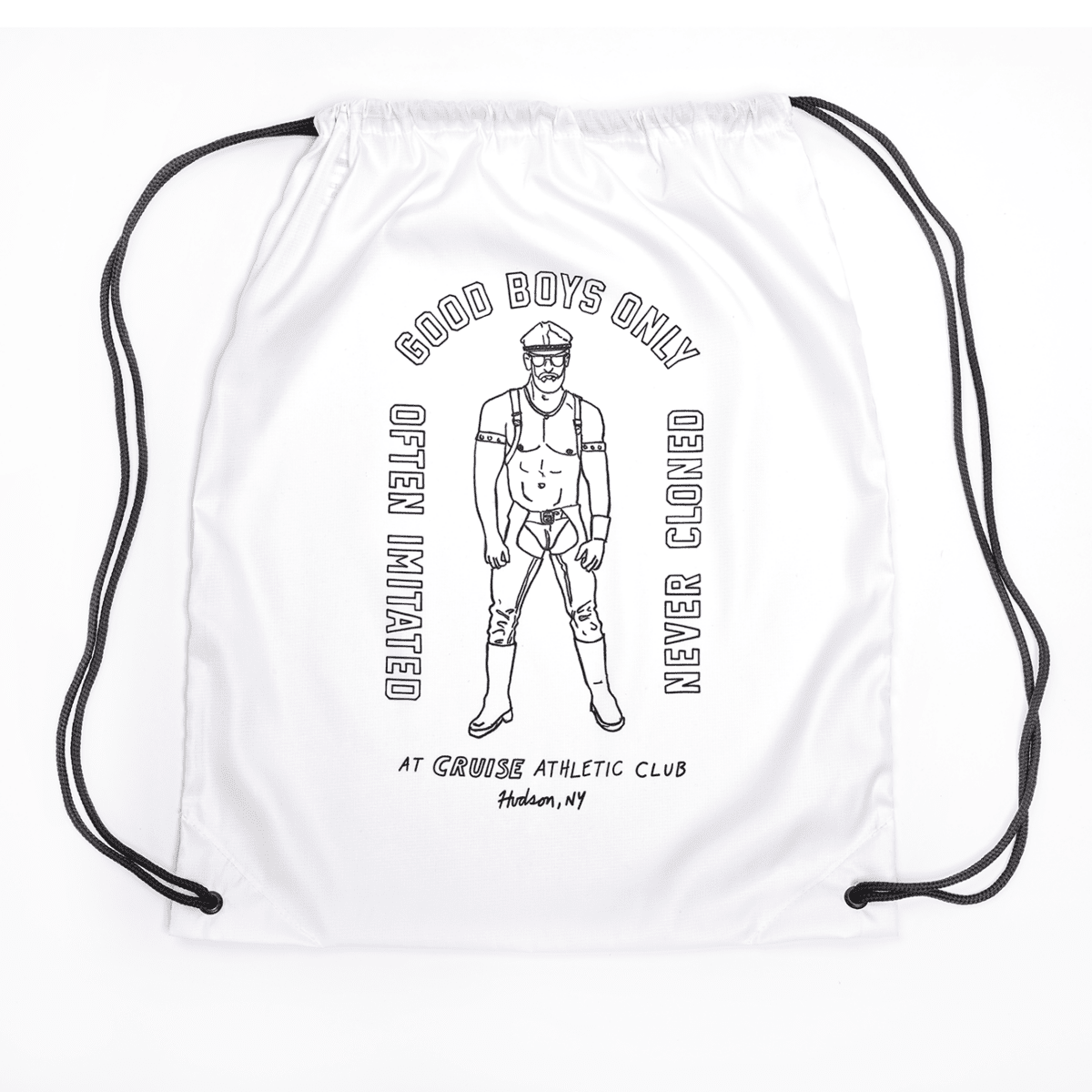 Good Boys Only Drawstring Gym Bag | Cruise Collection - Made X Hudson