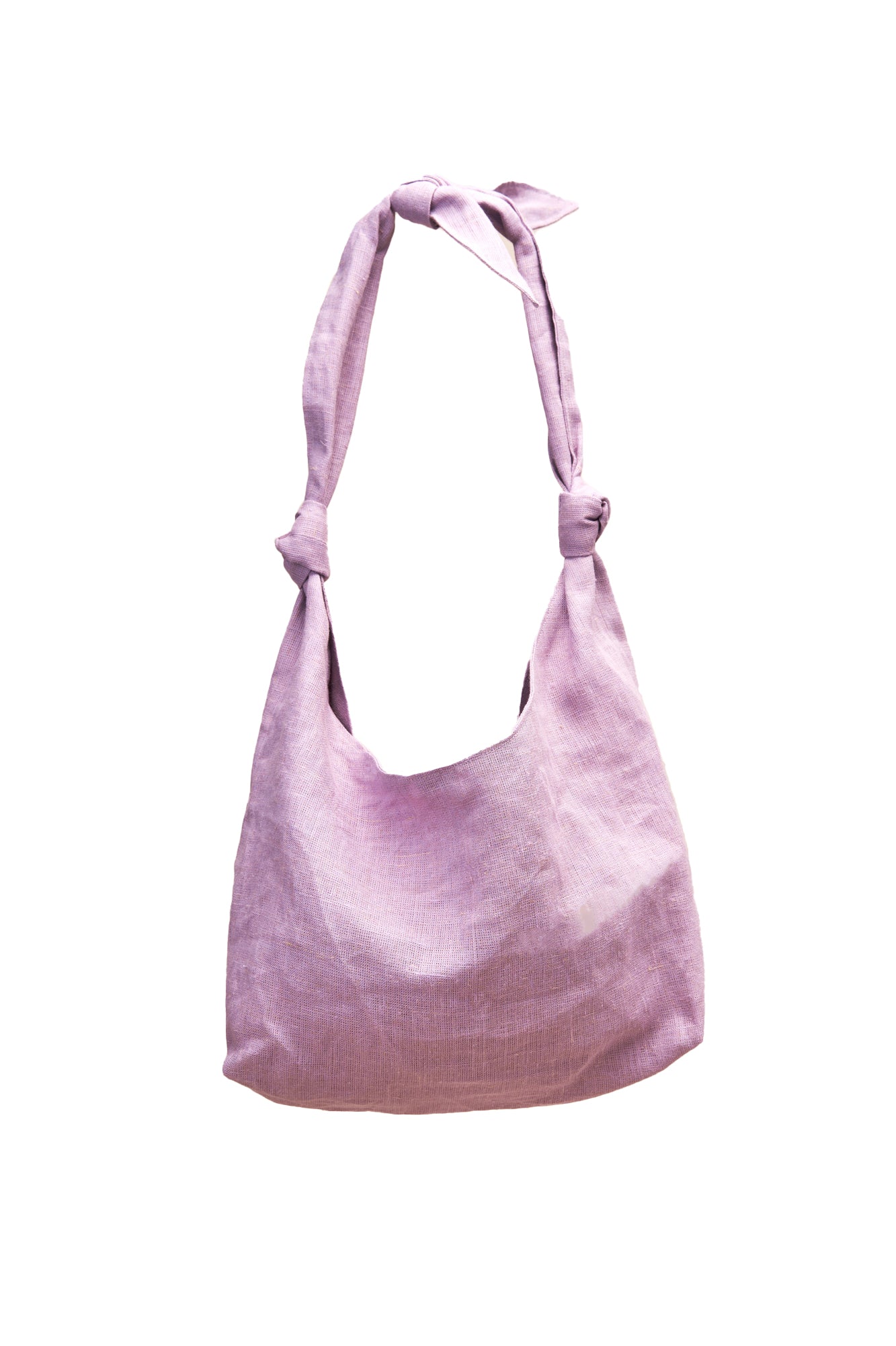 Nodo Linen Tote  (Lavender)