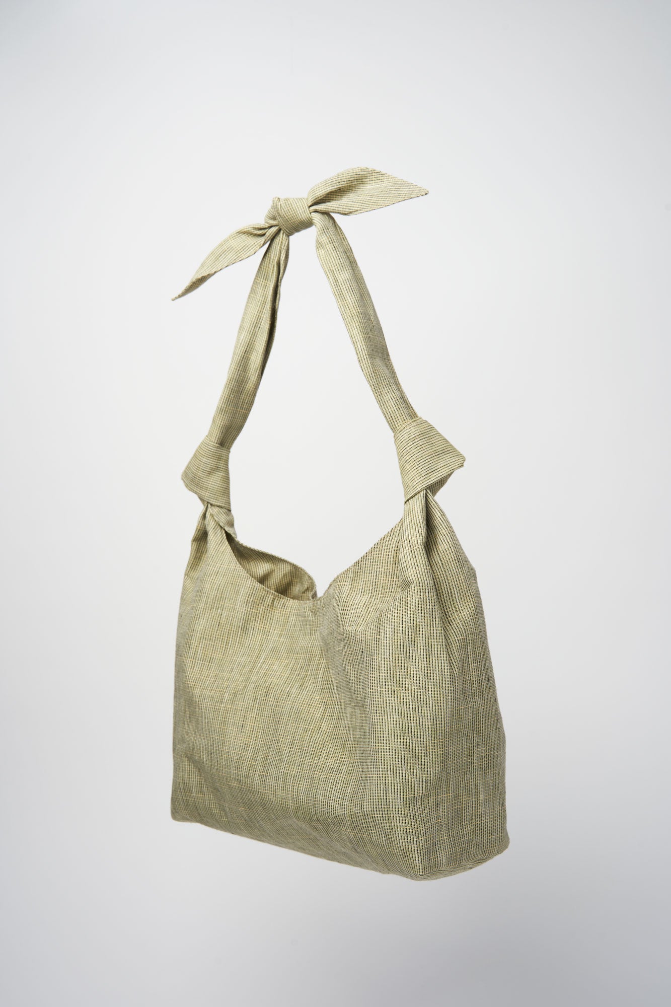 Nodo Linen Tote  (Verte)