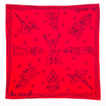 Be Gentle Be Rough Bandana in Rainbow Colors - Made X Hudson