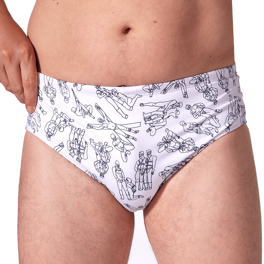 Swim Brief | Dark Room Print - Made X Hudson